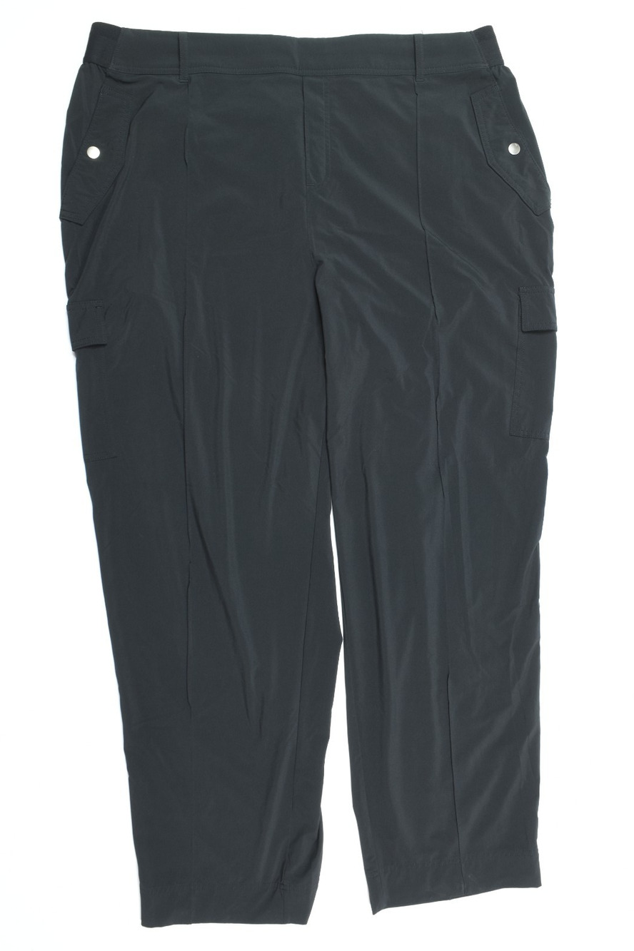 Athleta Vienna Cargo Pants Womens 20 Black Pull-On Lightweight Stretch